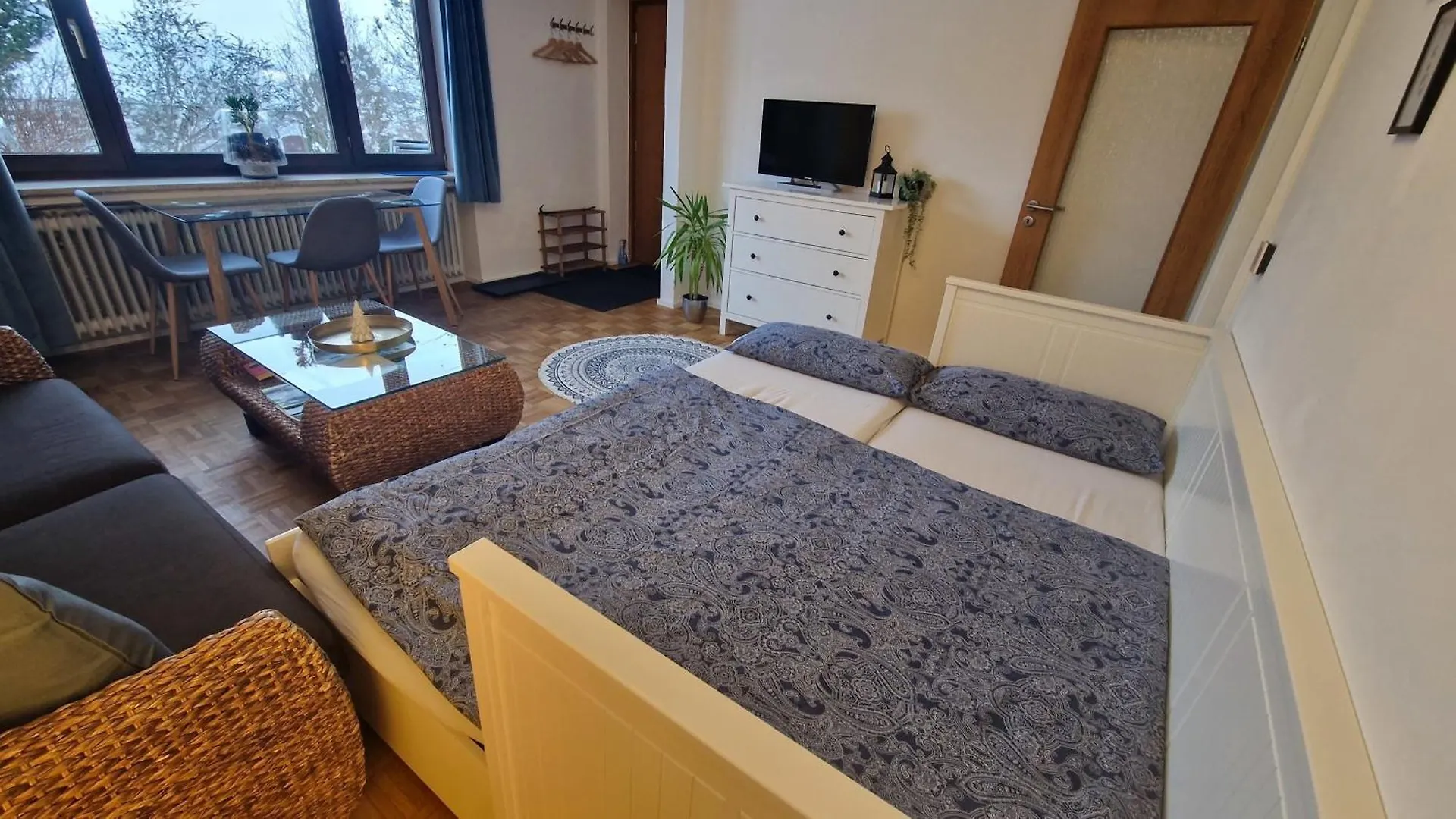 公寓 Ferienwohnung Schlossberg 1 派廷